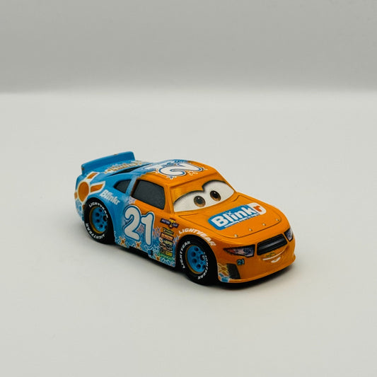 Disney Pixar Cars - SPEEDY COMET BLINKR Veteran Racer *Vietnam* - 1:55 Diecast