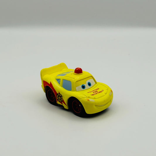Disney Pixar Cars - Mini Adventures YELLOW RESCUE MCQUEEN - Fire Department