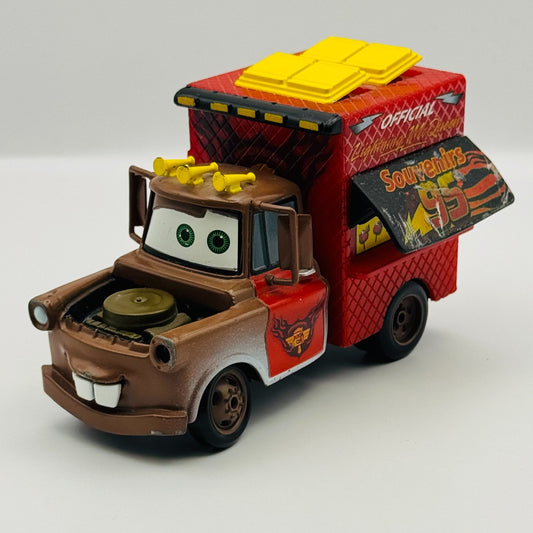Disney Pixar Cars MCQUEEN SOUVENIR TRUCK MATER CHASER Disney Store 1:43 Diecast