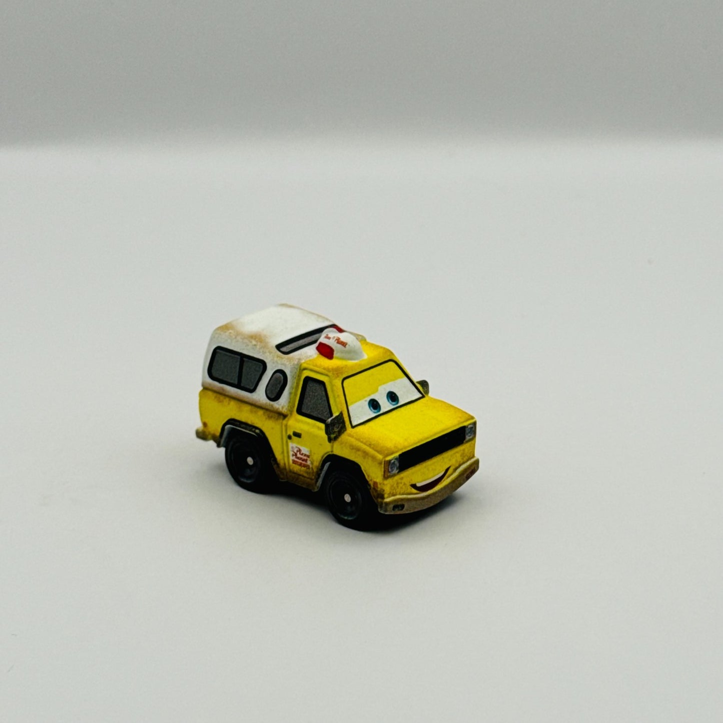 Disney Pixar Cars - Mini Racers TODD THE PIZZA PLANET TRUCK - Diecast