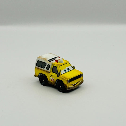 Disney Pixar Cars - Mini Racers TODD THE PIZZA PLANET TRUCK - Diecast