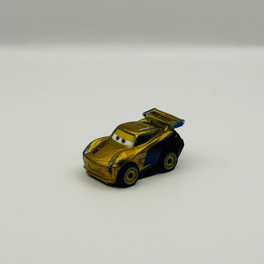 Disney Pixar Cars - Mini Racers GOLDEN GOLD JACKSON STORM - Diecast