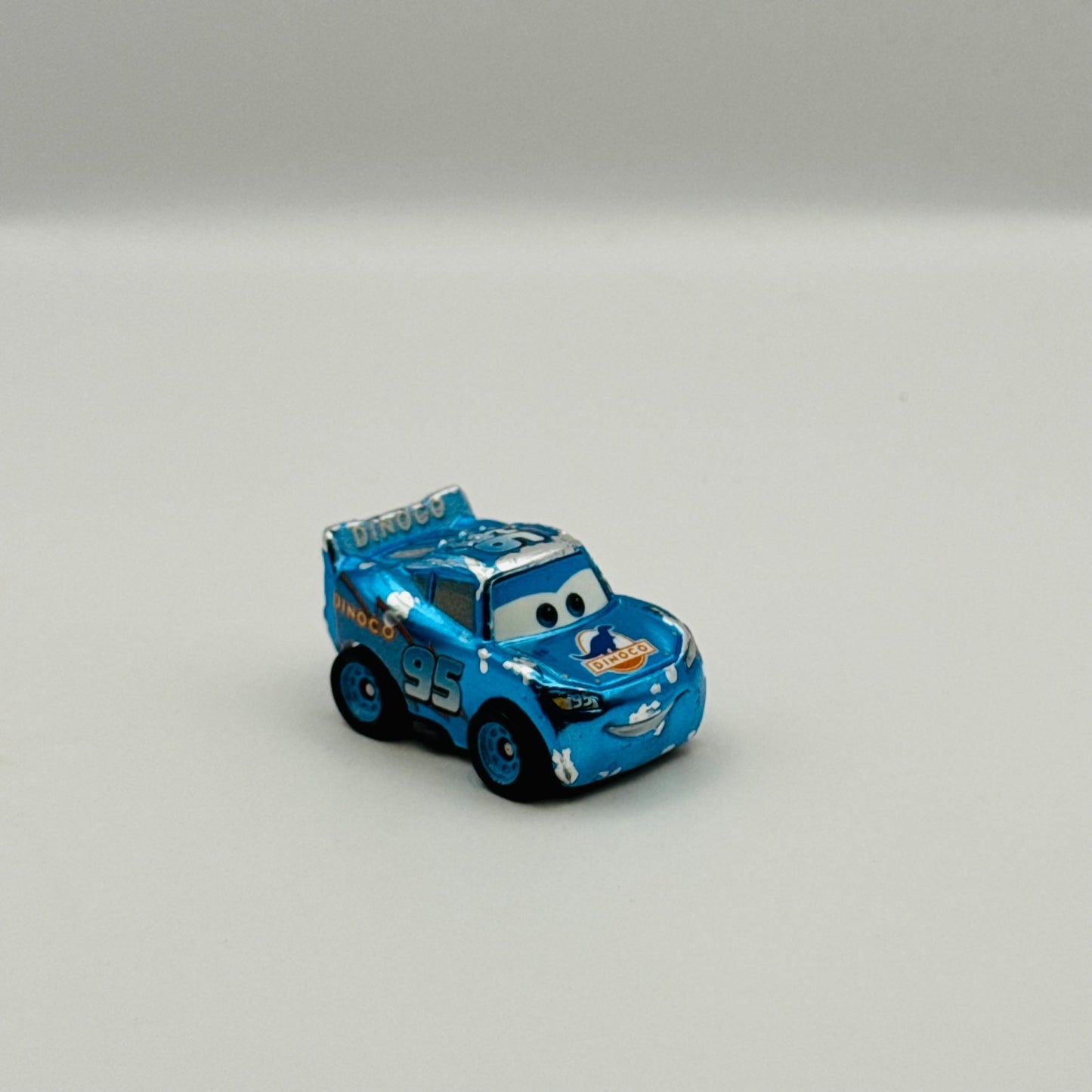 Disney Pixar Cars - Mini Racers METALLIC DINOCO LIGHTNING MCQUEEN - Diecast