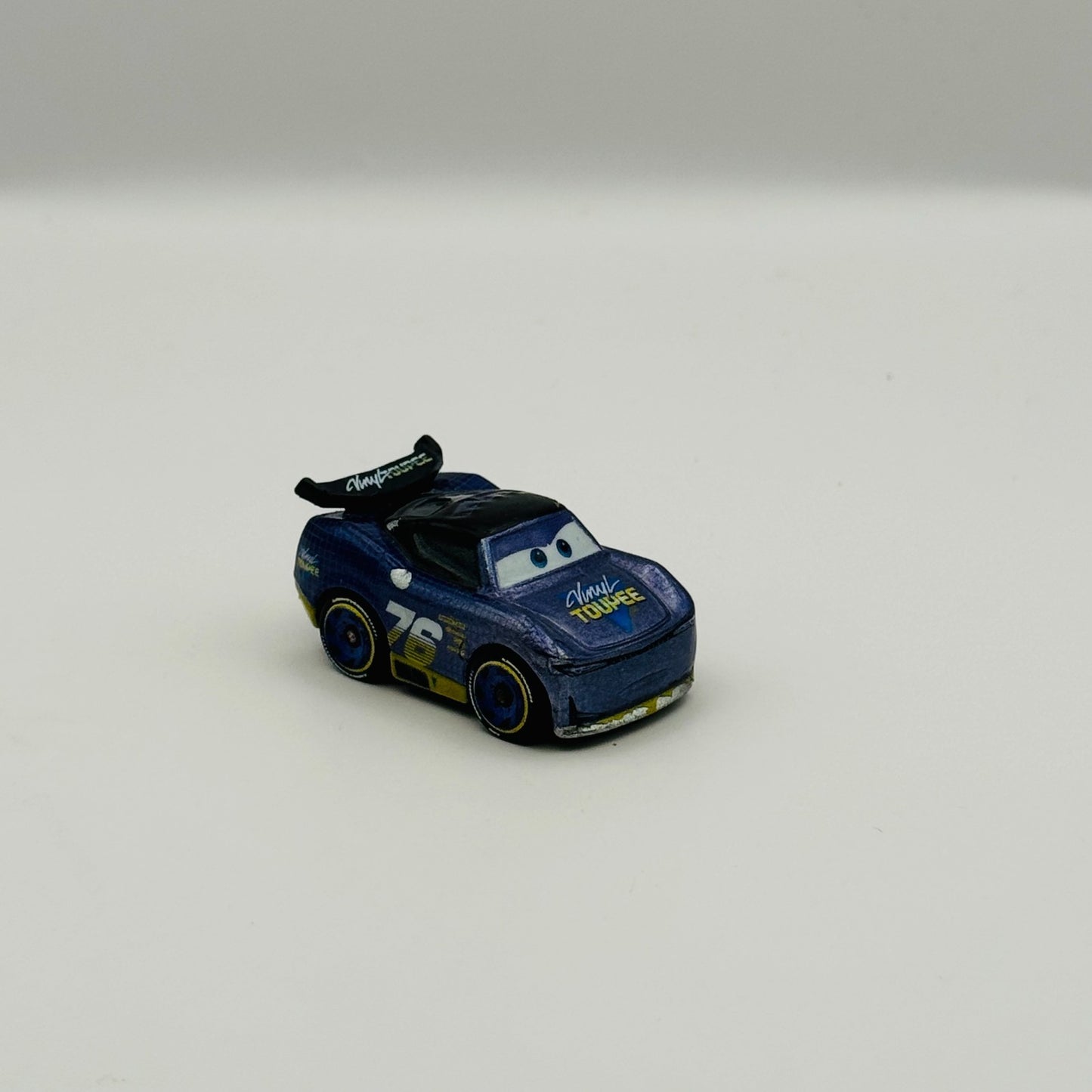 Disney Pixar Cars - Mini Racers WILL RUSCH VINYL TOUPEE Next Gen - Diecast