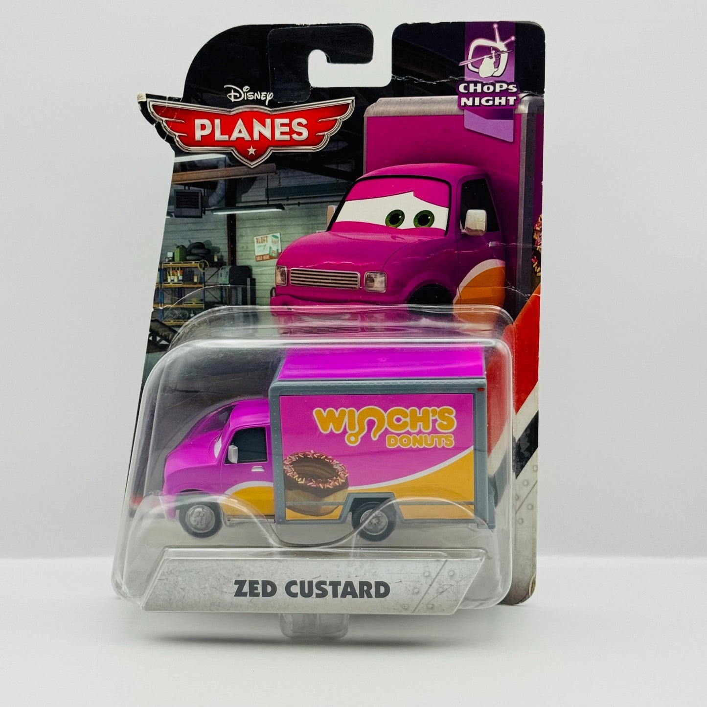 Disney Planes & Pixar Cars - ZED CUSTARD WINCH'S DONUTS Chops Night 1:55 Diecast