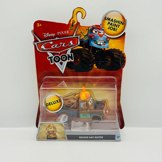 Disney Pixar Cars Toon - BEANIE HAT MATER Monster Truck Mater 2010- 1:55 Diecast