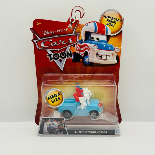 Disney Pixar Cars Toon - BUCK THE TOOTH VENDOR Mater The Greater - 1:55 Diecast