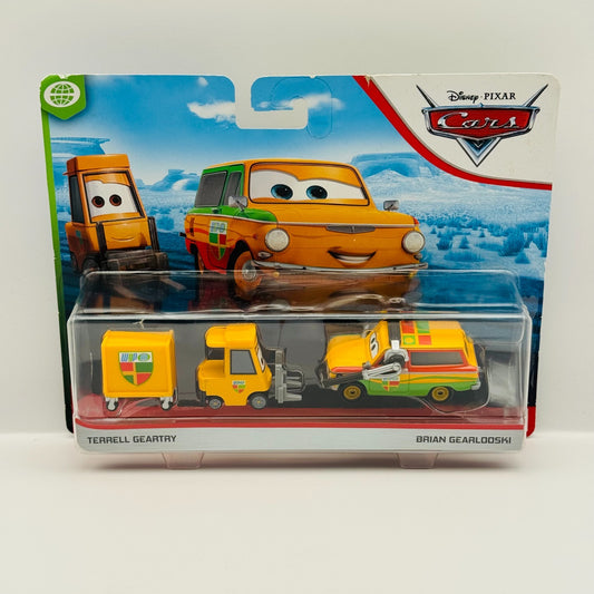 Disney Pixar Cars TERRELL GEARTRY BRIAN GEARLOOSKI RIPCLUTCHGONESKI 1:55 Diecast