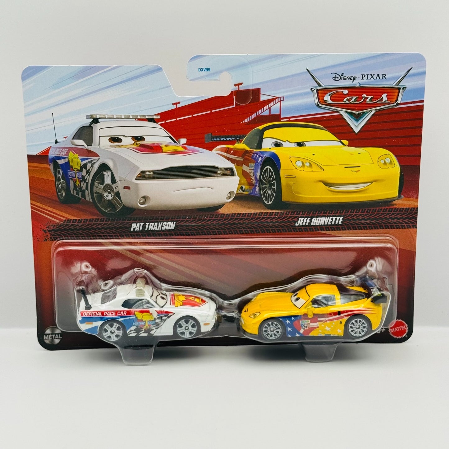 Disney Pixar Cars - PAT TRAXSON & JEFF GORVETTE 2026 - 1:55 Diecast