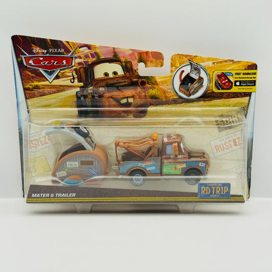Disney Pixar Cars - ROAD TRIP MATER & TRAILER RD TR1P - 1:55 Diecast