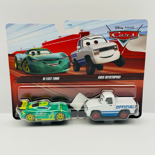 Disney Pixar Cars - M FAST FONG REV N GO & KRIS REVSTOPSKI 2024 - 1:55 Diecast