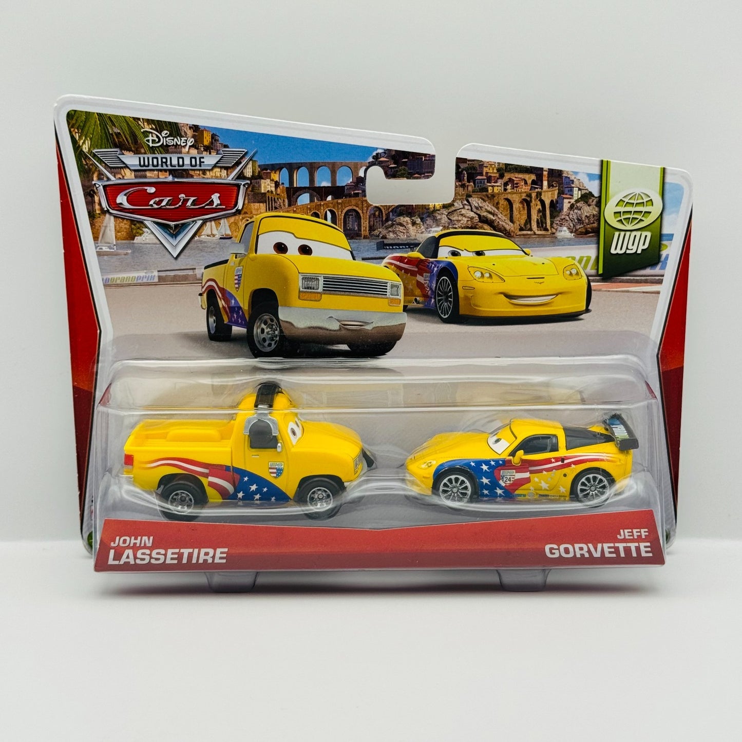 Disney Pixar Cars - JOHN LASSETIRE CREW CHIEF & JEFF GORVETTE 2014- 1:55 Diecast