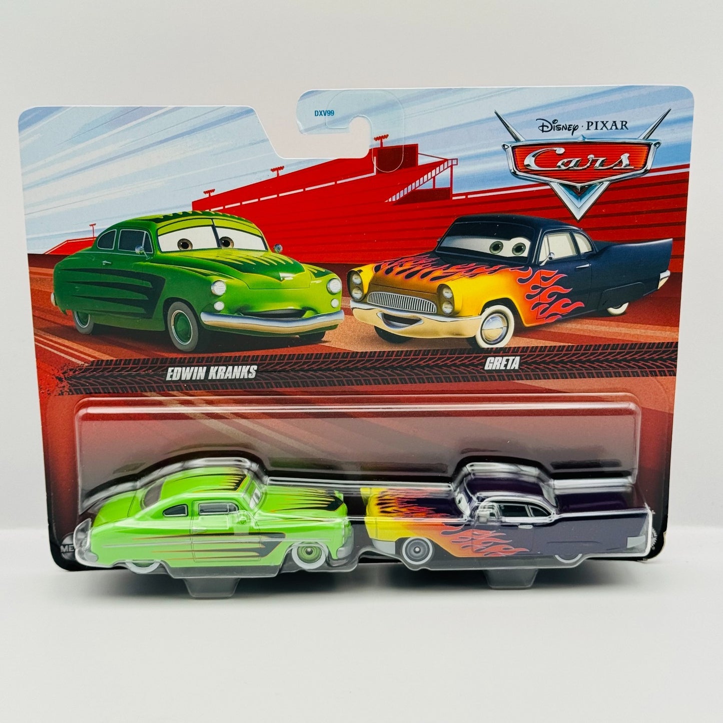 Disney Pixar Cars - EDWIN KRANKS & GRETA HEYDAY 2024 - 1:55 Diecast