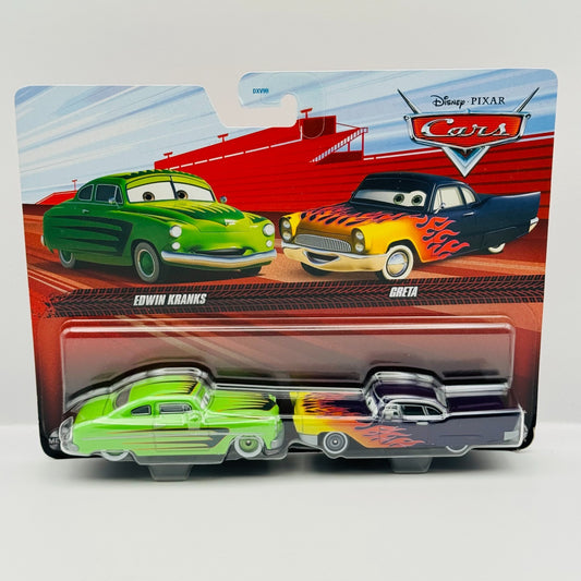 Disney Pixar Cars - EDWIN KRANKS & GRETA HEYDAY 2024 - 1:55 Diecast
