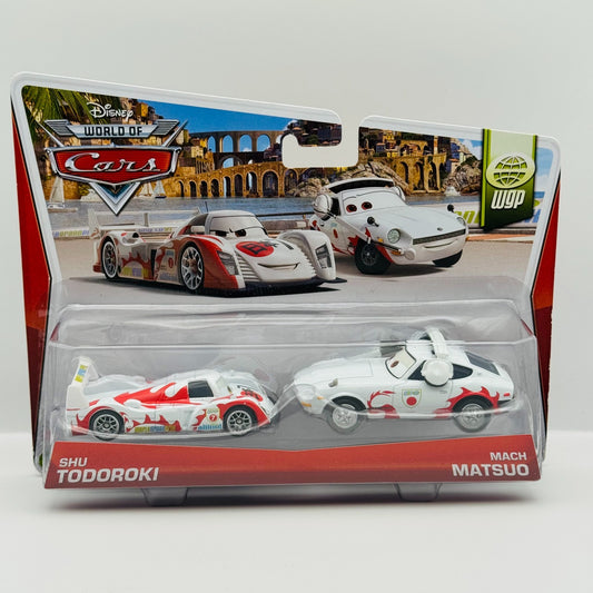 Disney Pixar Cars - SHU TODOROKI & MACH MATSUO WGP 2014 - 1:55 Diecast