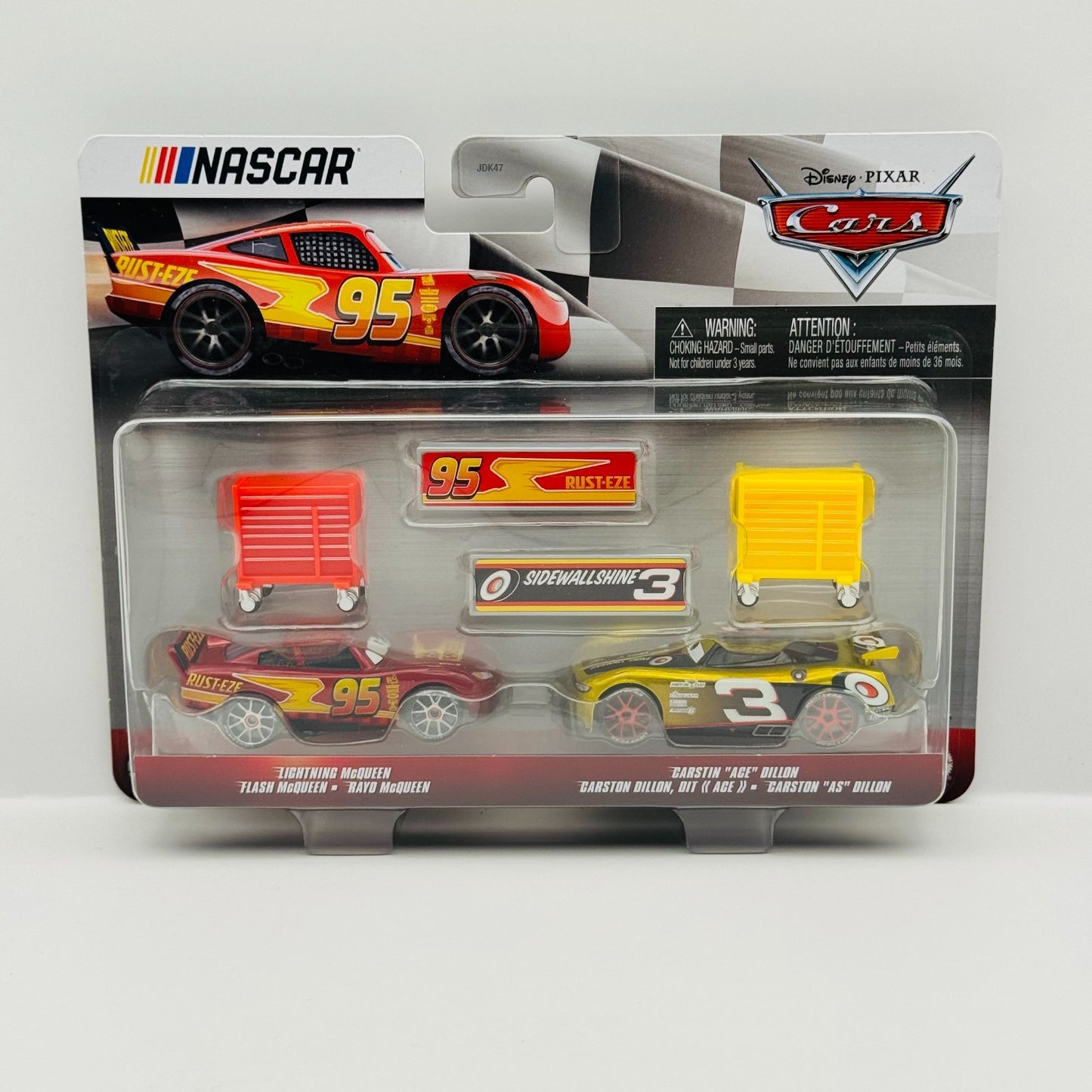 Disney Pixar Cars - NASCAR MCQUEEN CARSTIN ACE DILLON ACCESSORY - 1:55 Diecast