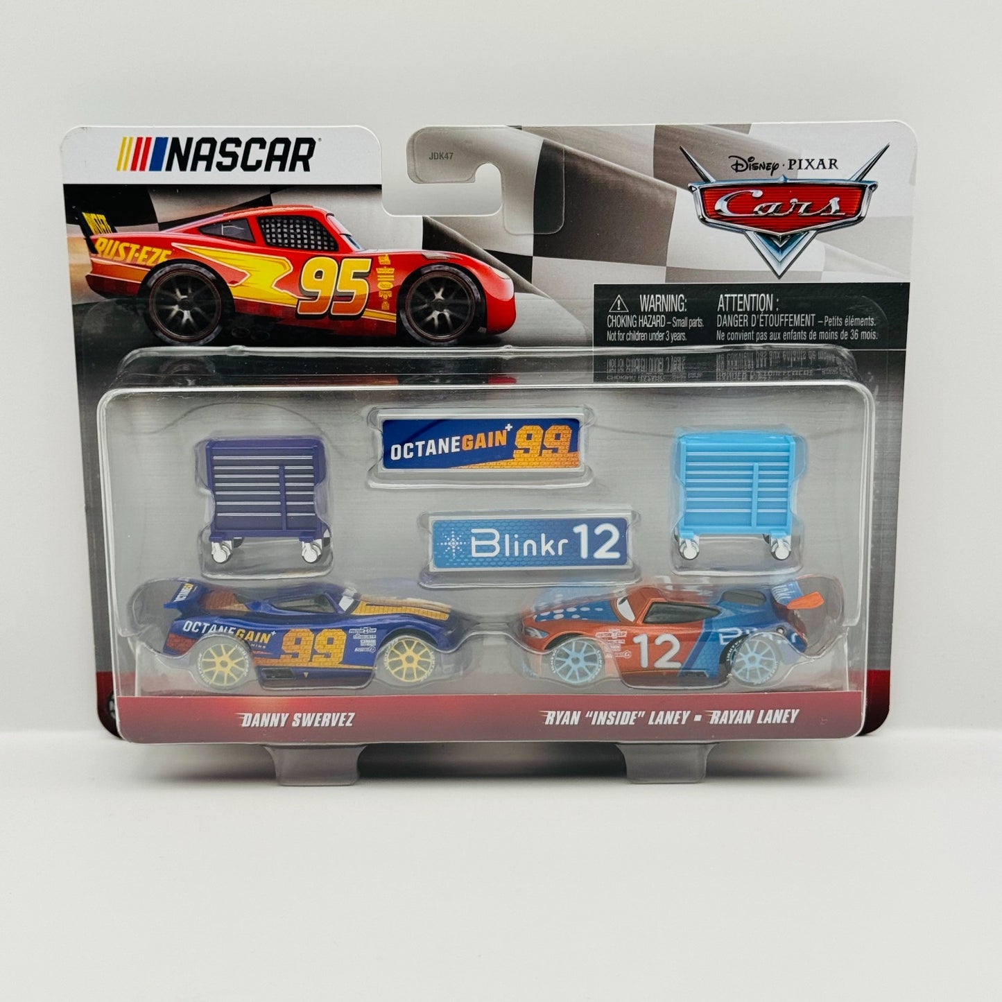 Disney Pixar Cars - NASCAR DANNY SWERVEZ RYAN LANEY ACCESSORY - 1:55 Diecast
