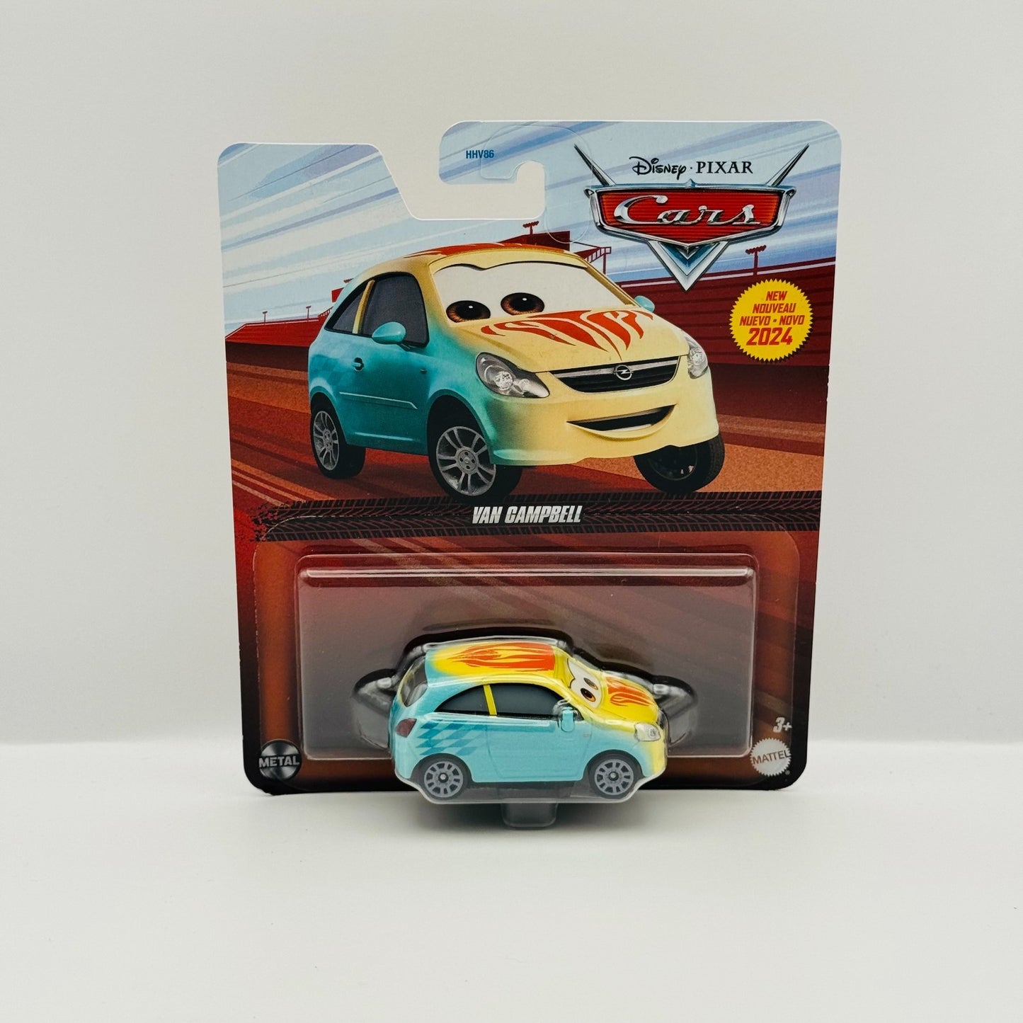 Disney Pixar Cars - VAN CAMPBELL On The Road 2024 - 1:55 Diecast