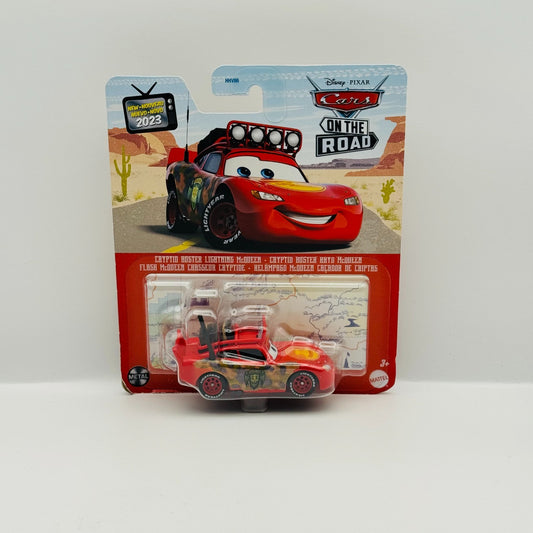Disney Pixar Cars - CRYPTID BUSTER LIGHTNING MCQUEEN On The Road - 1:55 Diecast