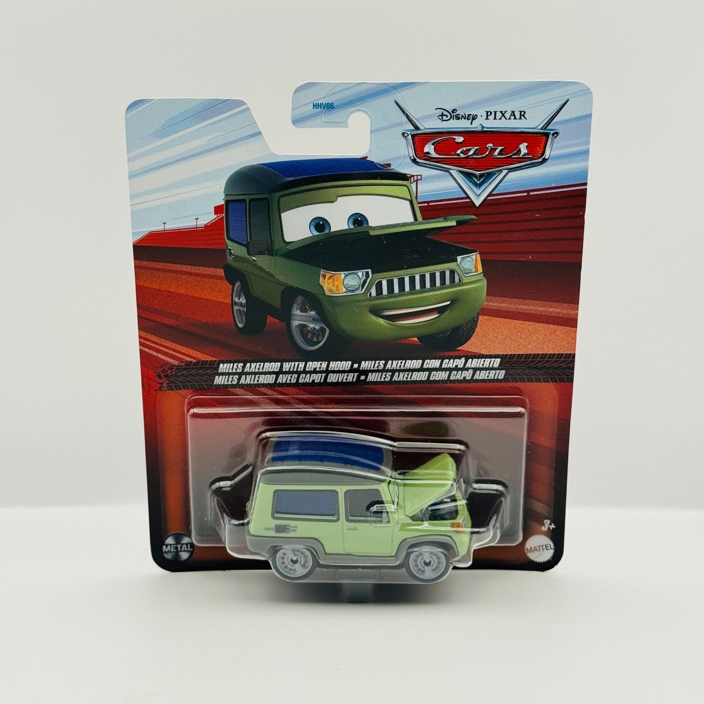 Disney Pixar Cars - MILES AXLEROD WITH OPEN HOOD 2023 - 1:55 Diecast
