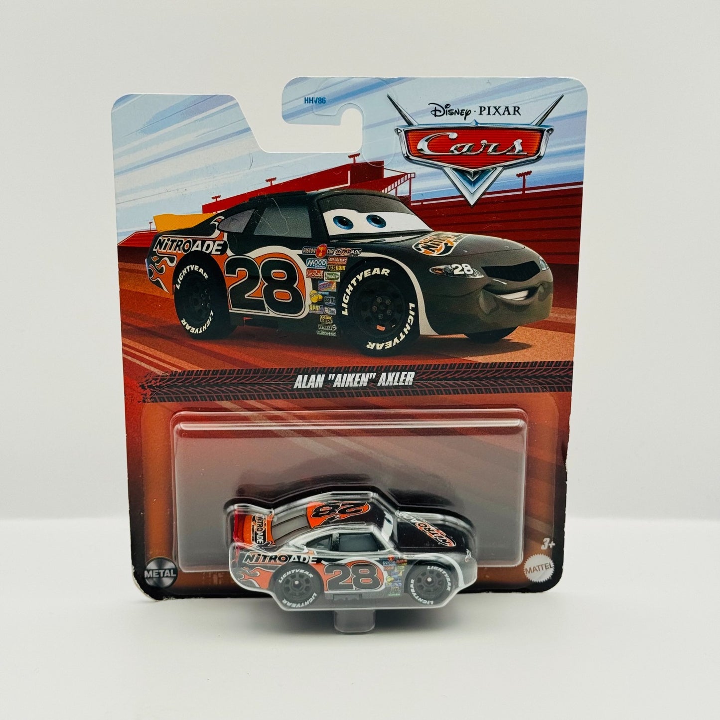Disney Pixar Cars - NITROADE AIKEN AXLER Piston Cup 2024 - 1:55 Diecast