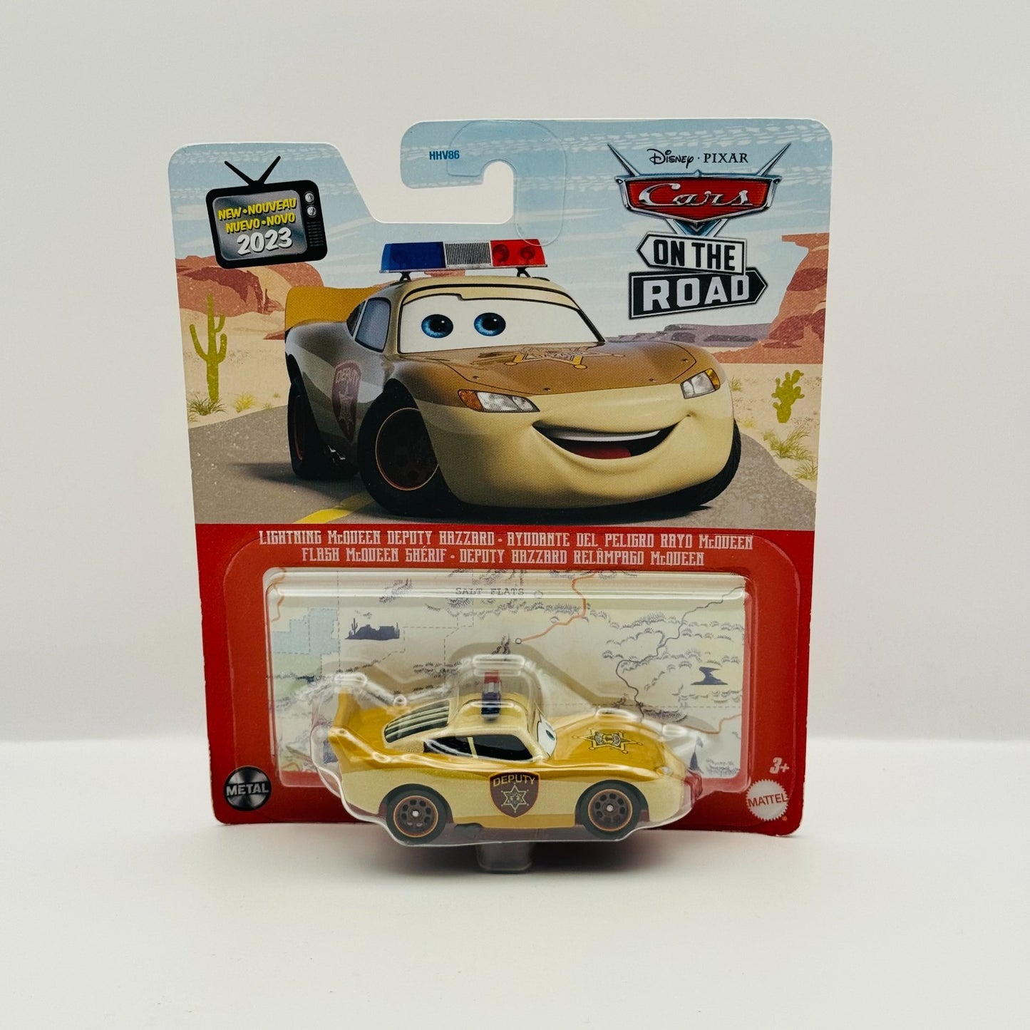 Disney Pixar Cars - MCQUEEN DEPUTY HAZZARD Cars On The Road 2023 - 1:55 Diecast