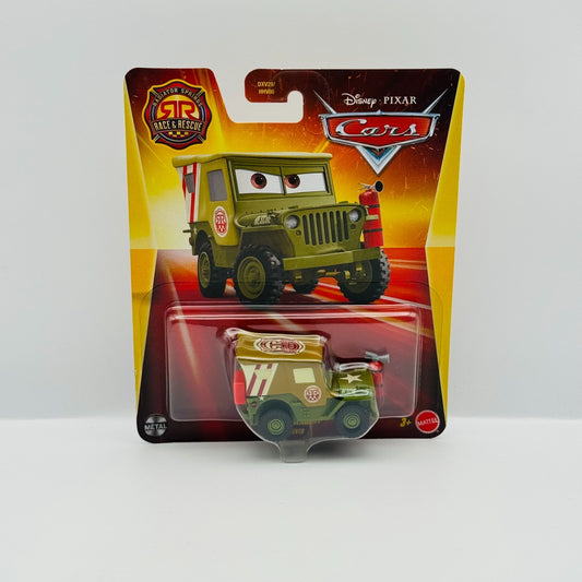 Disney Pixar Cars - RACE & RESCUE SARGE - 1:55 Diecast
