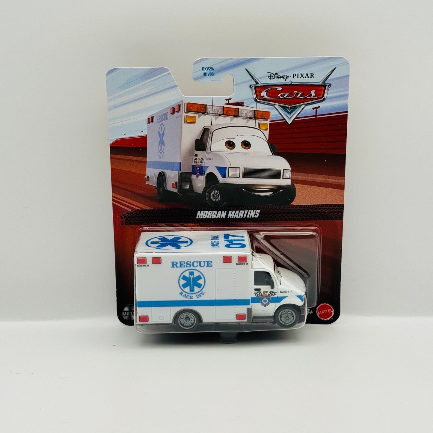 Disney Pixar Cars - MORGAN MARTINS AMBULANCE Cars 3 2026 - 1:55 Diecast