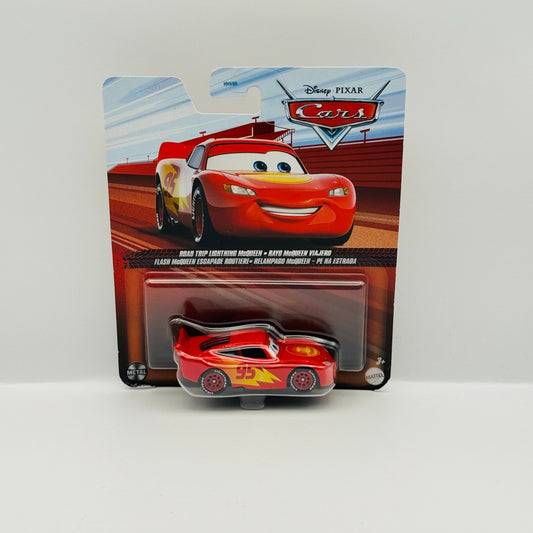 Disney Pixar Cars - ROAD TRIP LIGHTNING MCQUEEN V2 On The Road 2024 1:55 Diecast