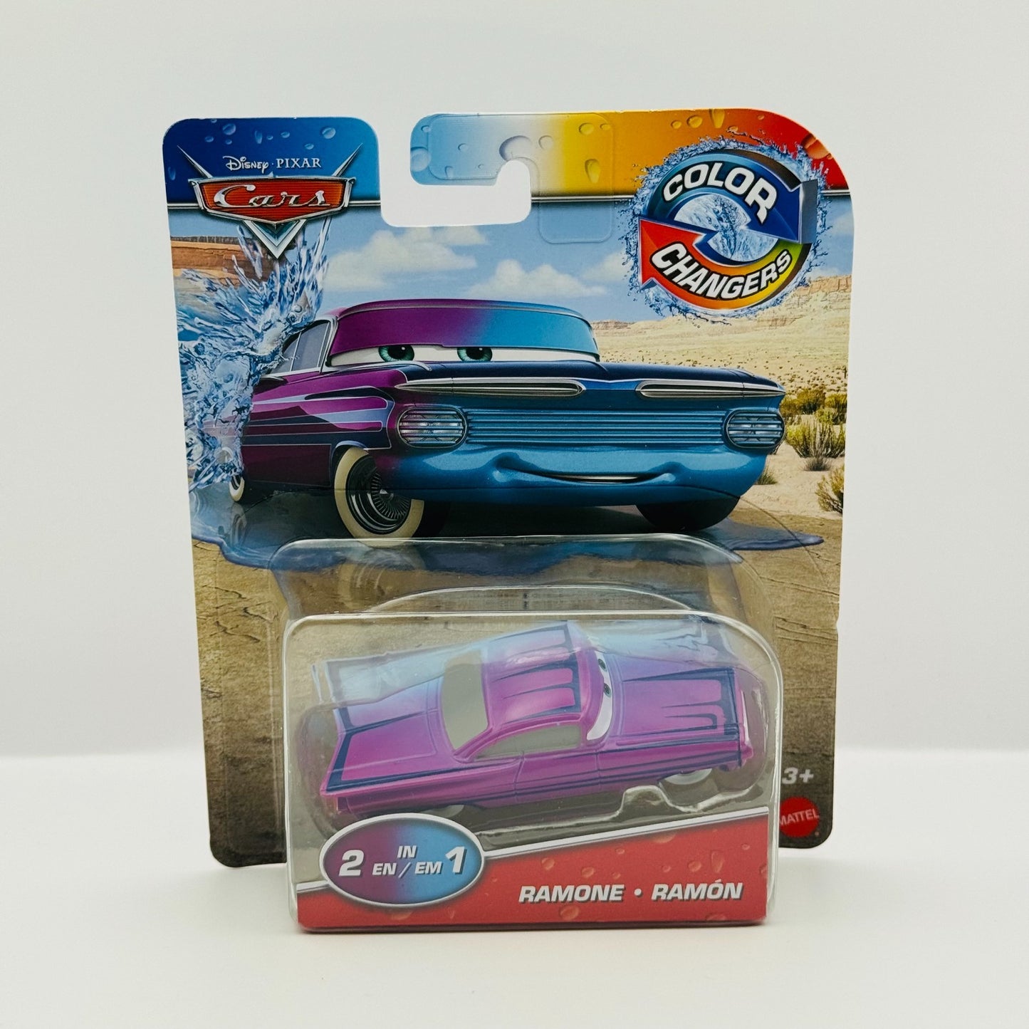 Disney Pixar Cars - COLOR CHANGERS INTRO RAMONE - 1:55 Scale