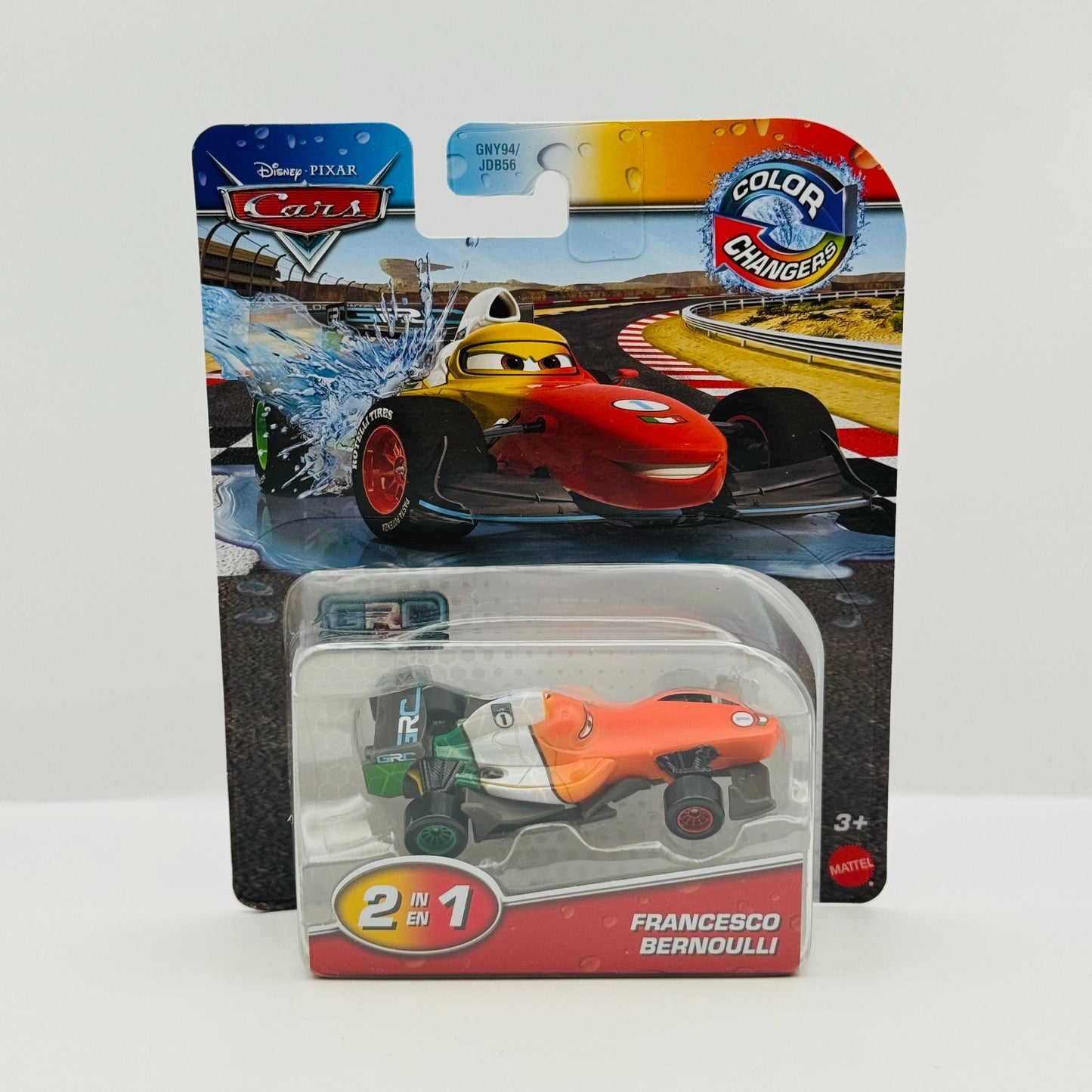 Disney Pixar Cars - COLOR CHANGERS GRC FRANCESCO BERNOULLI - 1:55 Scale