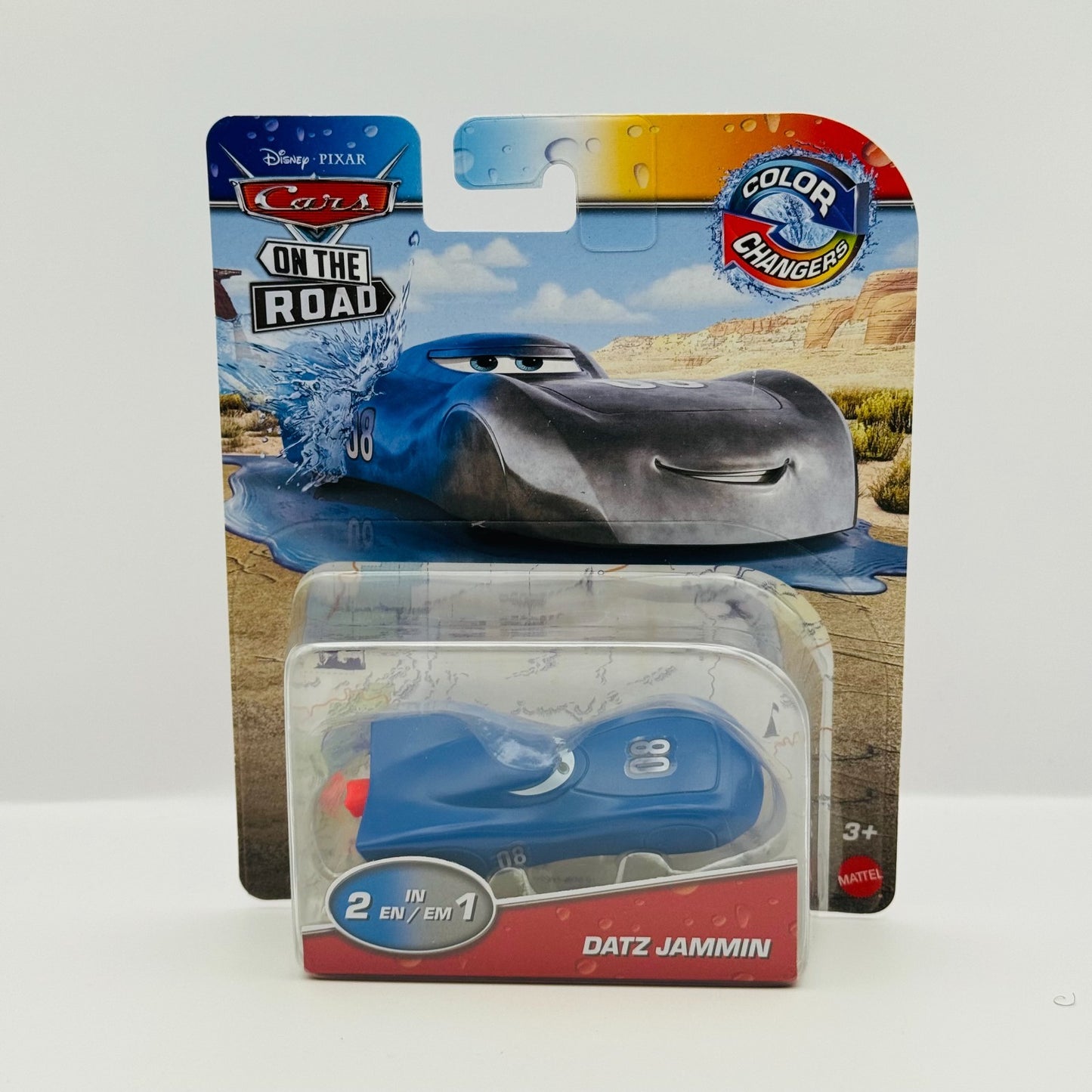 Disney Pixar Cars - COLOR CHANGERS DATZ JAMMIN BLUE GRAY - 1:55 Scale