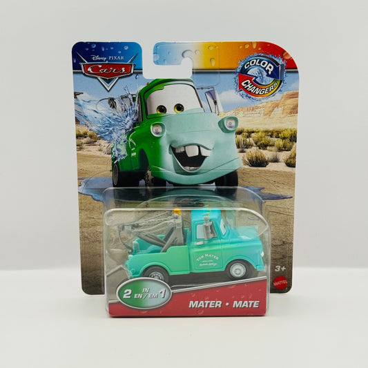 Disney Pixar Cars - COLOR CHANGERS MATER GREEN/ BLUE - 1:55 Scale