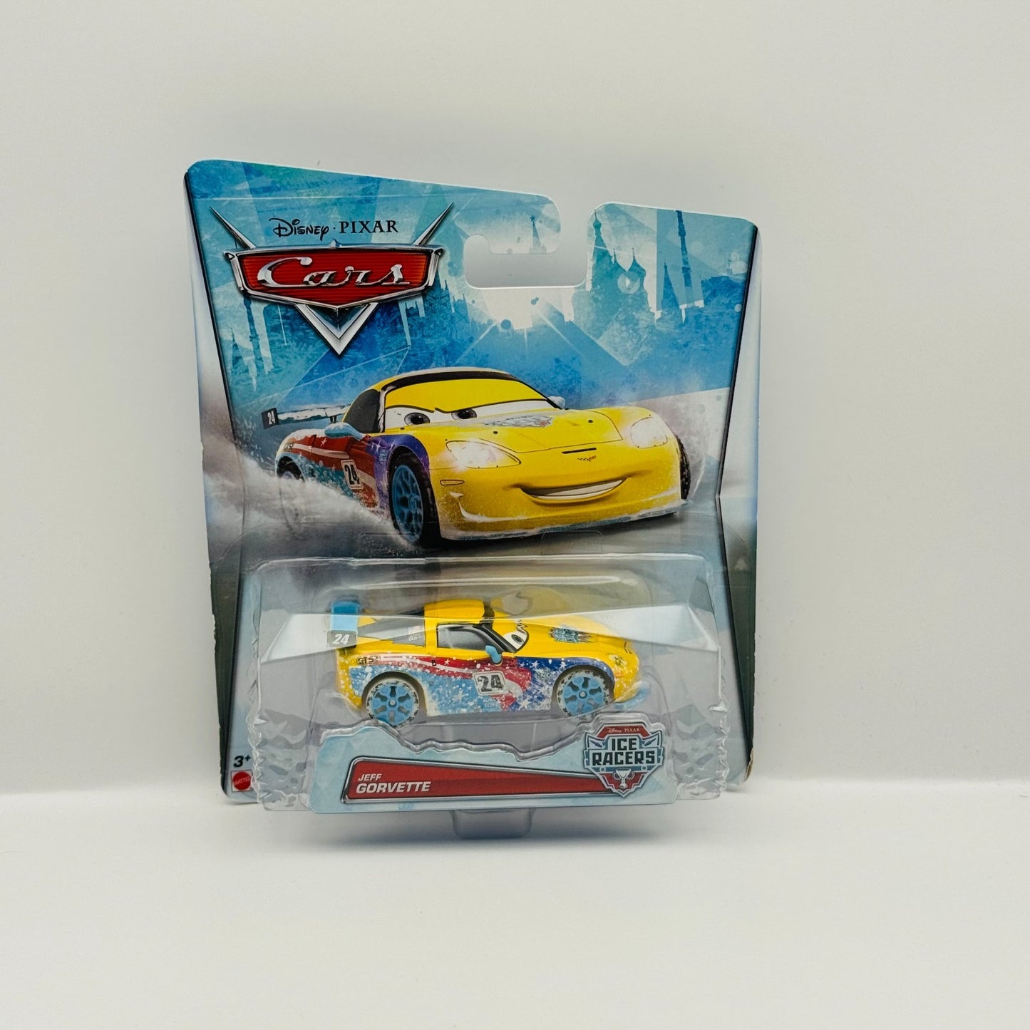 Disney Pixar Cars - ICE RACERS JEFF GORVETTE WGP TROC 2015 - 1:55 Diecast
