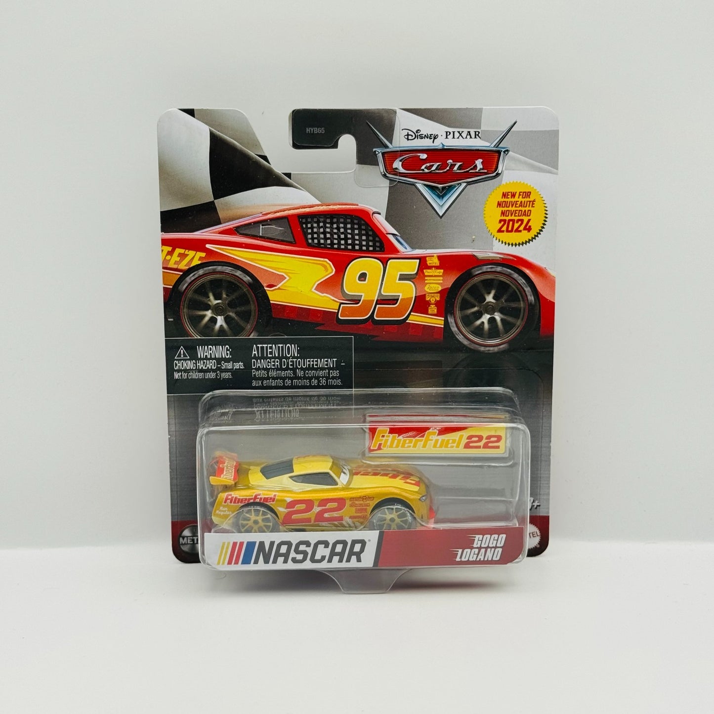 Disney Pixar Cars - NASCAR GOGO LOGANO FIBER FUEL Nascar 2024 - 1:55 Diecast