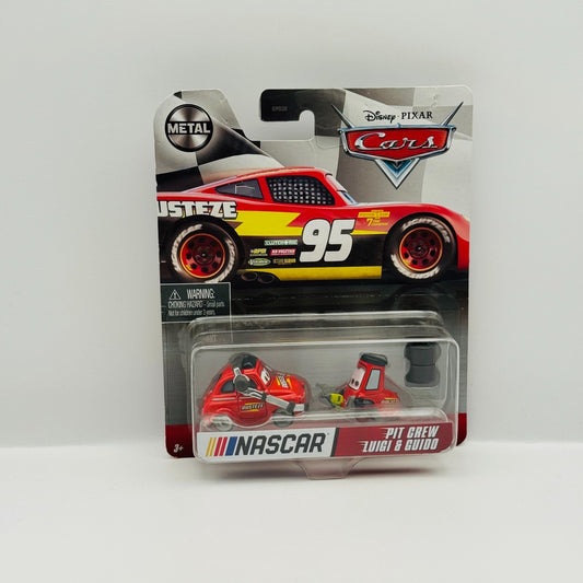 Disney Pixar Cars - NASCAR LUIGI & GUIDO 2021 - 1:55 Diecast