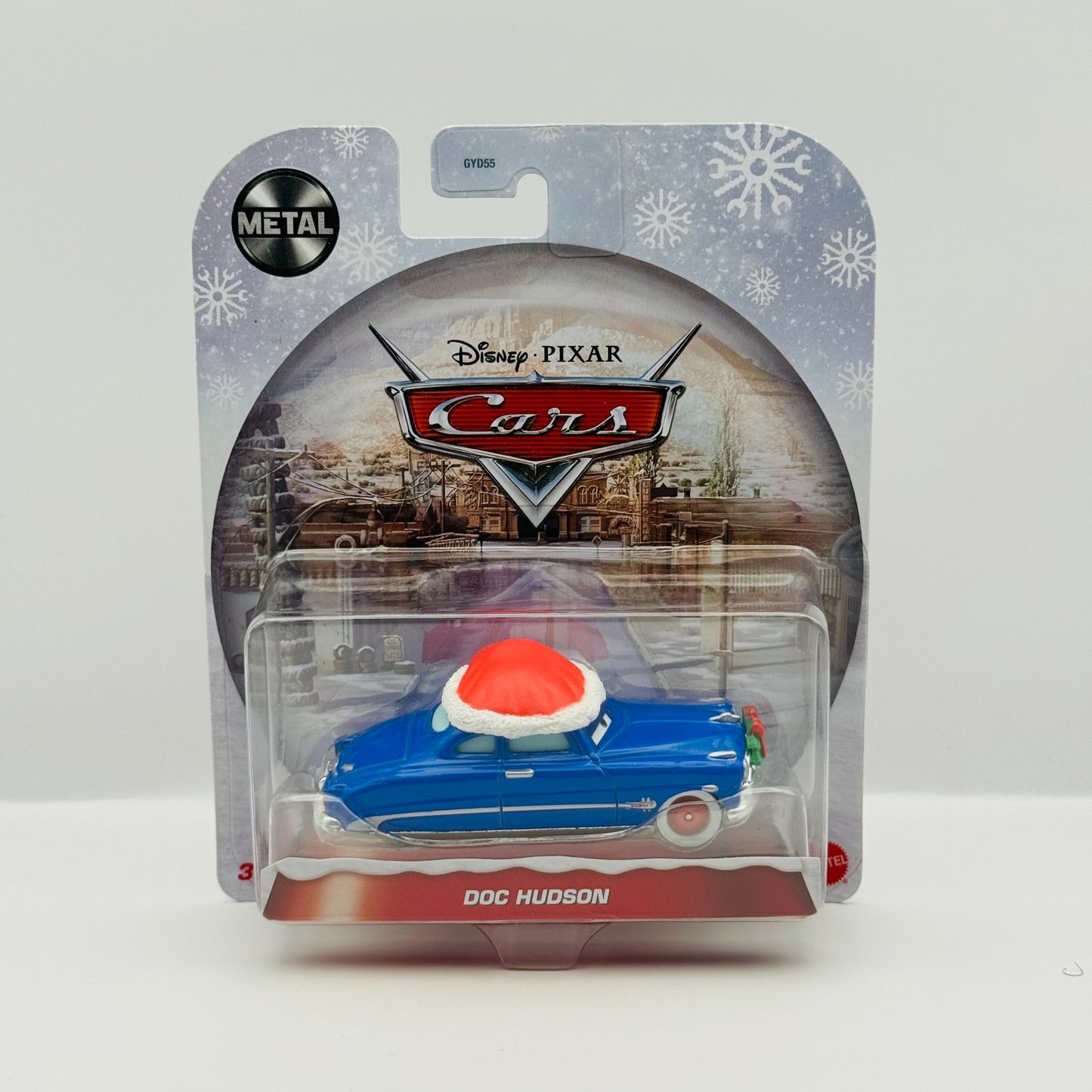 Disney Pixar Cars - WINTERTIME DECKED OUT DOC HUDSON Christmas - 1:55 Diecast