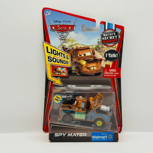 Disney Pixar Cars - LIGHTS & SOUNDS! SPY MATER W/ JETPACK MISSILES- 1:55 Diecast