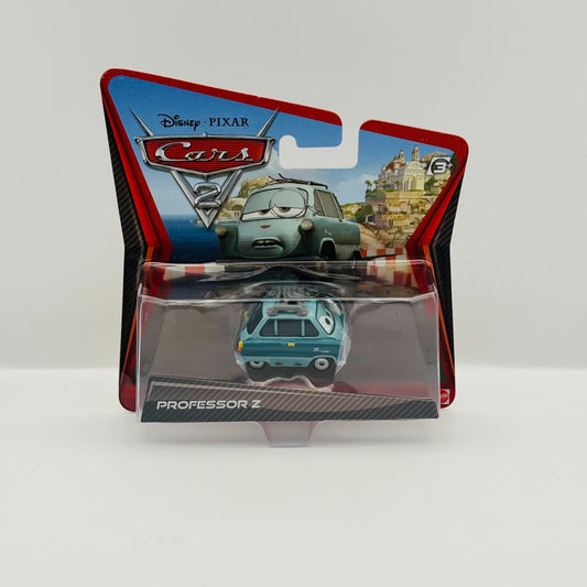 Disney Pixar Cars - PROFESSOR Z Short Card Cars 2 2011 - 1:55 Diecast