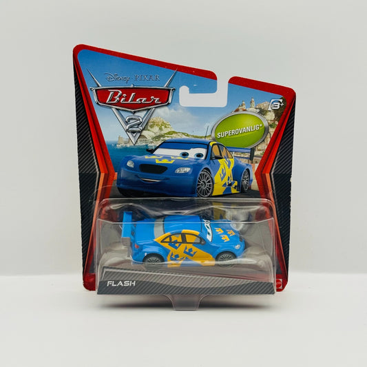 Disney Pixar Cars - FLASH NILSSON SUPER CHASE Cars 2 2011 - 1:55 Diecast