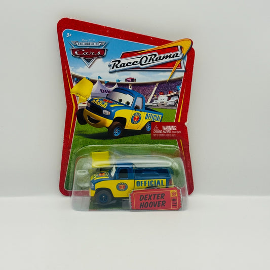 Disney Pixar Cars - DEXTER HOOVER YELLOW FLAG Race O Rama 2009 - 1:55 Diecast