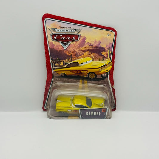 Disney Pixar Cars - GOLD YELLOW RAMONE World of Cars 2008 - 1:55 Diecast
