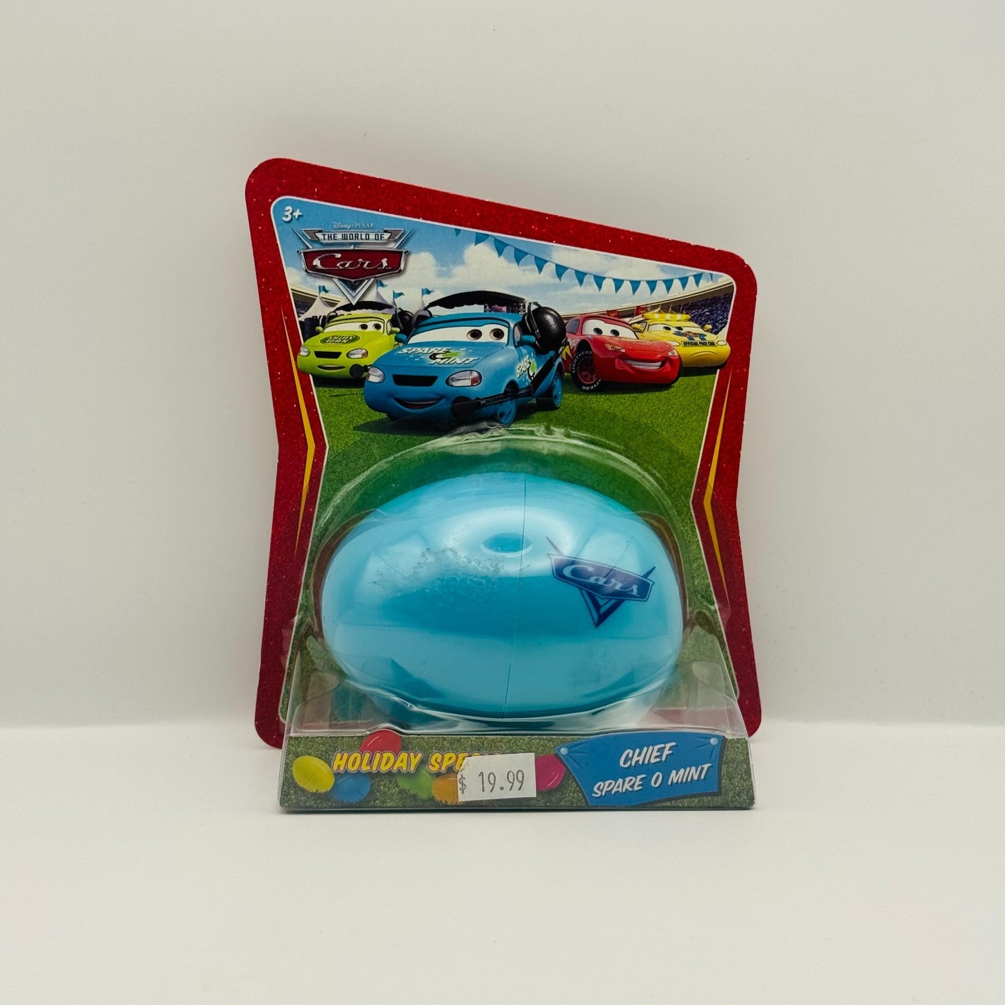 Disney Pixar Cars - EASTER EGG CHIEF SPARE O MINT Race O Rama 2009- 1:55 Diecast