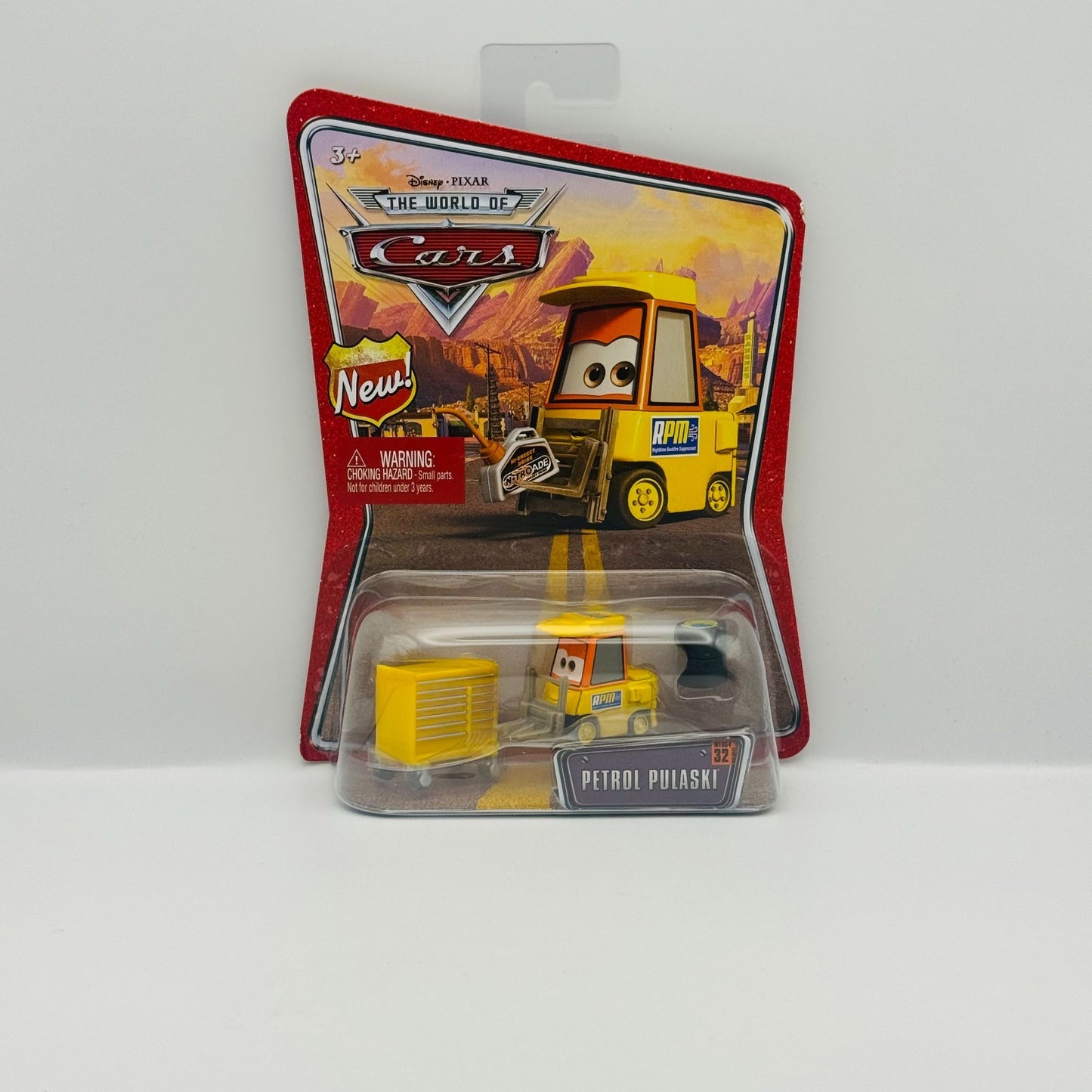 Disney Pixar Cars - RPM PITTY PETROL PULASKI World Of Cars 2008 - 1:55 Diecast