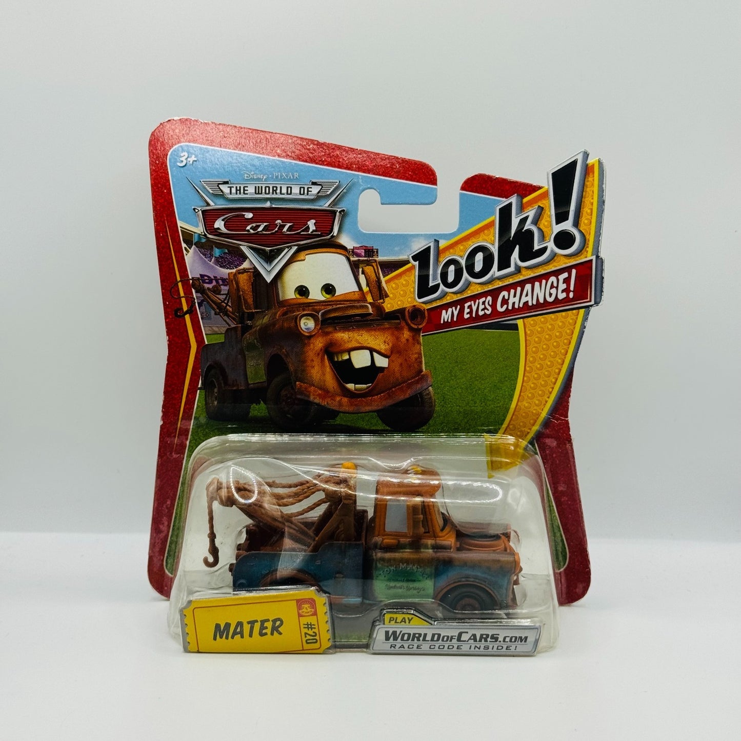 Disney Pixar Cars - LENTICULAR MATER Eye Change V1 Race O Rama 2009 1:55 Diecast