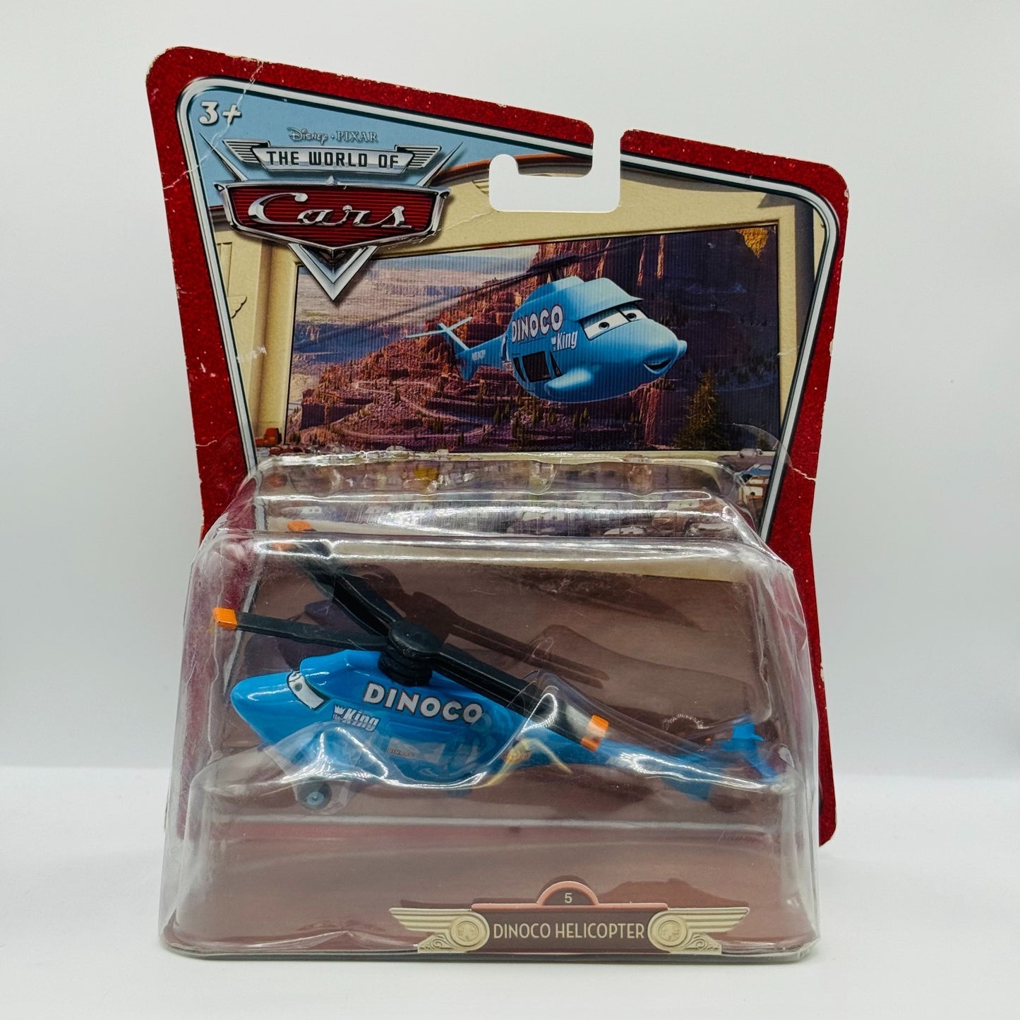 Disney Pixar Cars - ROTOR TURBOSKY DINOCO HELICOPTER Mega Size 2008 1:55 Diecast
