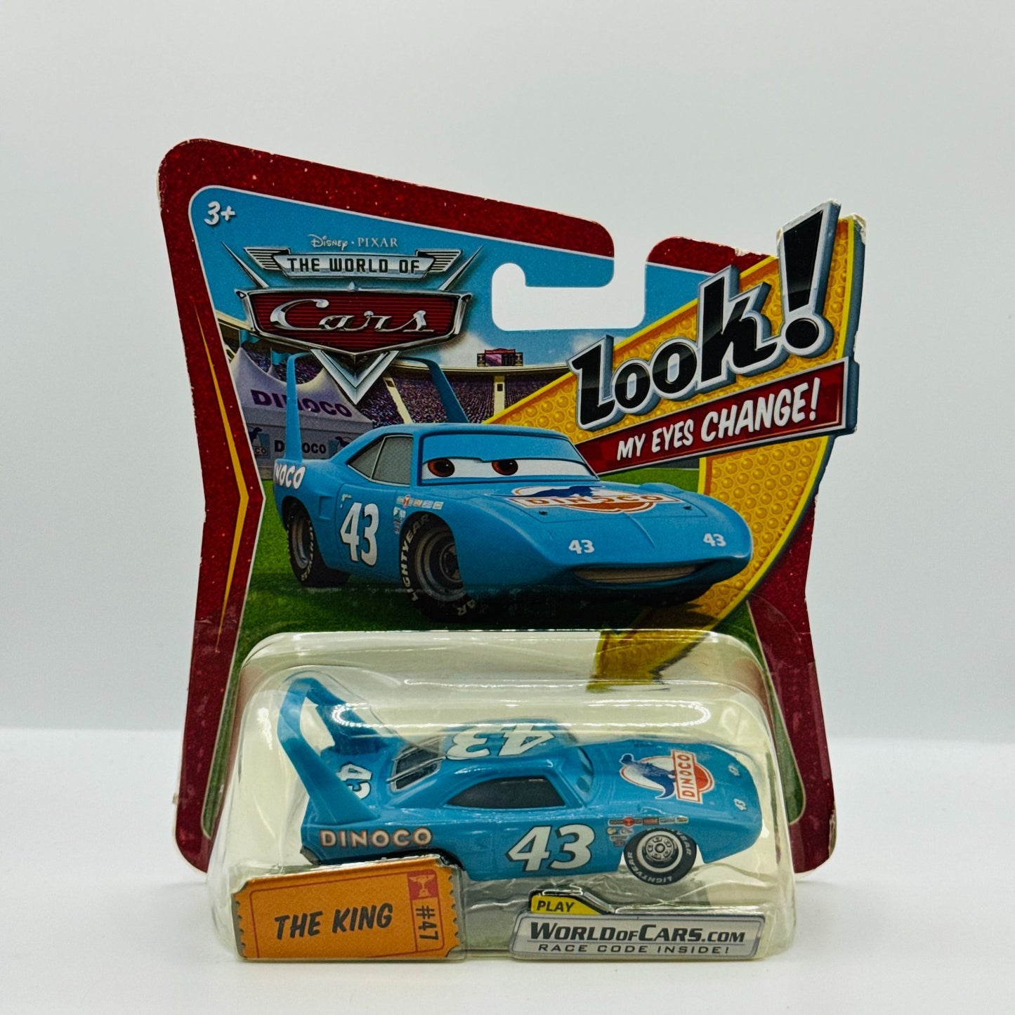 Disney Pixar Cars - THE KING LENTICULAR My Eyes Change 2009 - 1:55 Diecast