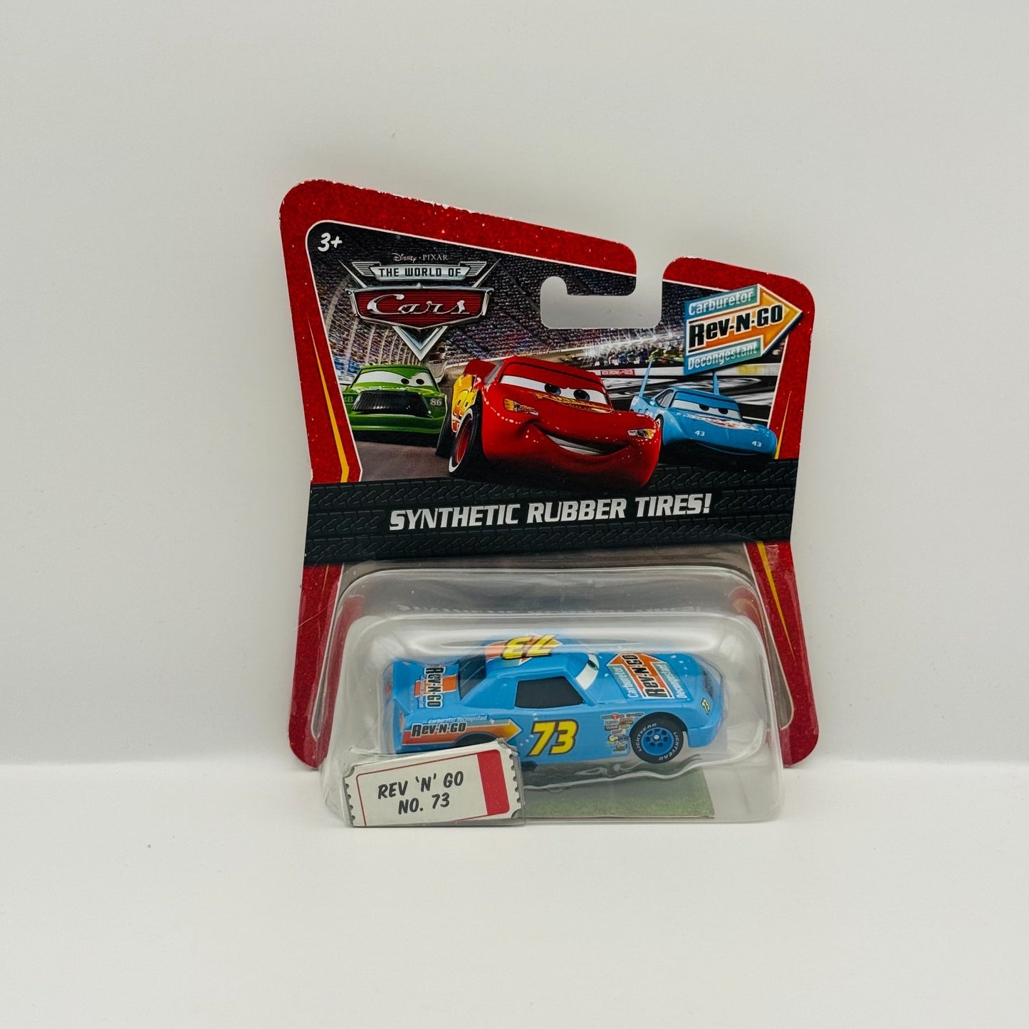 Disney Pixar Cars - REV N GO MISTI MOTORKRASS Rubber Tires Piston - 1:55 Diecast
