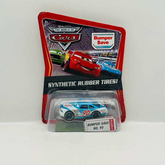 Disney Pixar Cars - BUMPER SAVE PONCHY WIPEOUT Rubber Tires 2009 - 1:55 Diecast