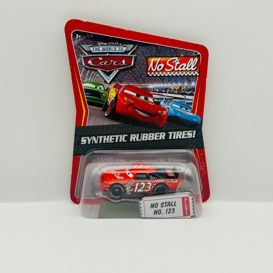 Disney Pixar Cars - NO STALL TODD MARCUS Rubber Tires Piston Cup - 1:55 Diecast